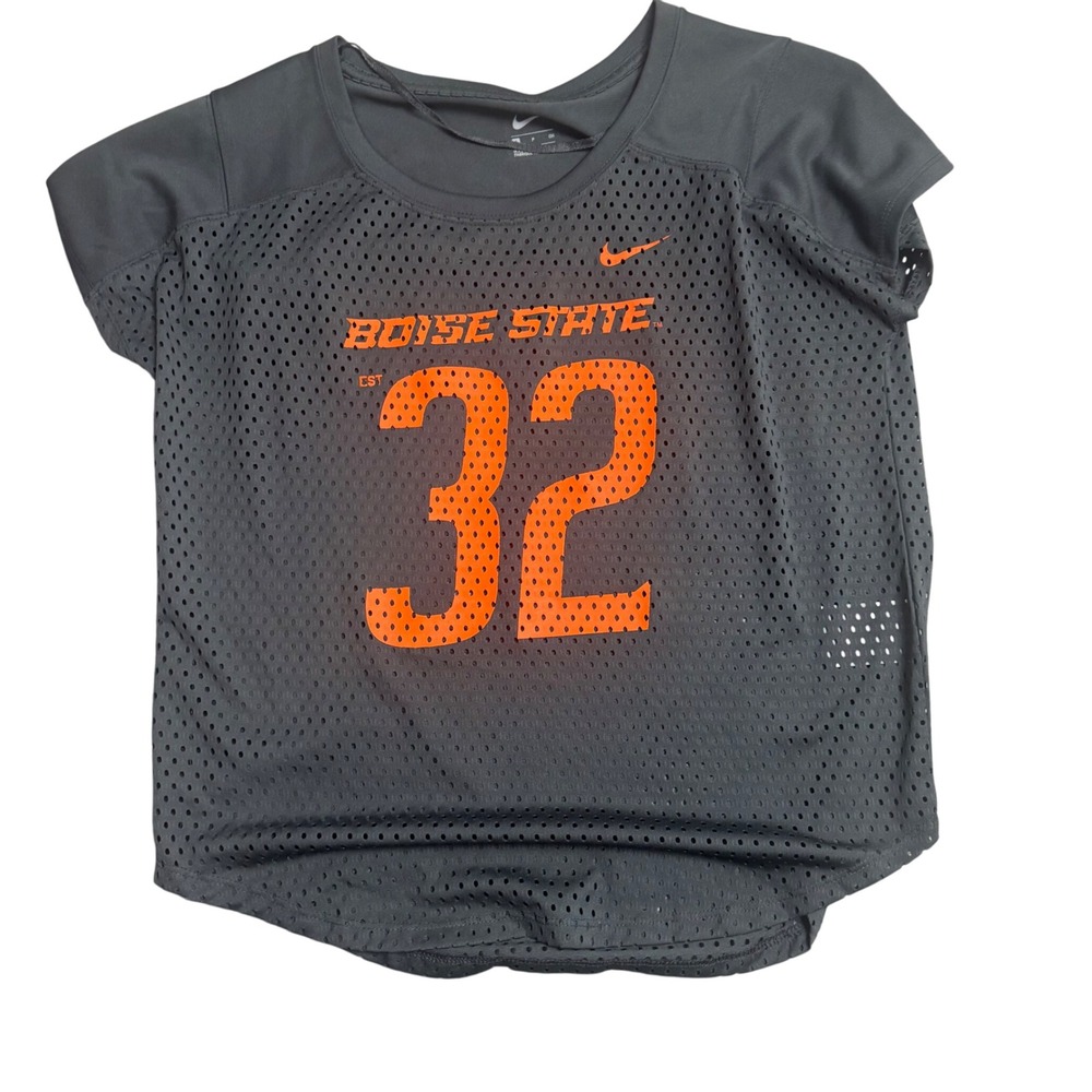 Nike Boise State Broncos #32 Mesh Jersey Top Womens Size Small‎